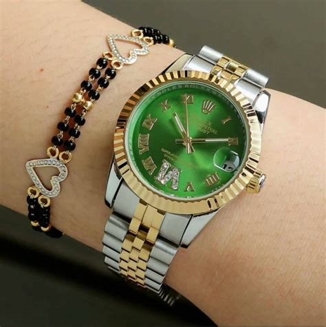 green rolex watch womens|rolex green dial watch price.